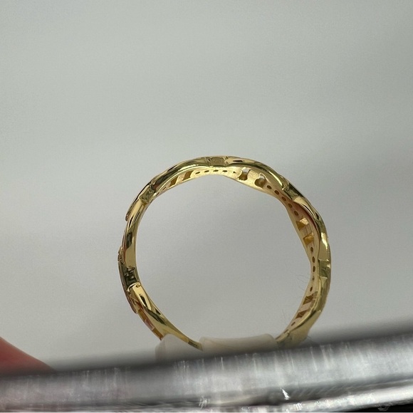 Argento Vivo CZ Chain Link Ring NWT - Picture 9 of 10